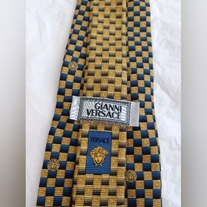 Vintage Gianni Versace Medusa men's silk tie